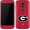 University of Georgia Logo Red Moto E5 Play Skin